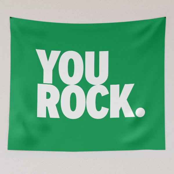 Item preview, You Rock Kelly Green designed and sold by ThinkFun! Design.