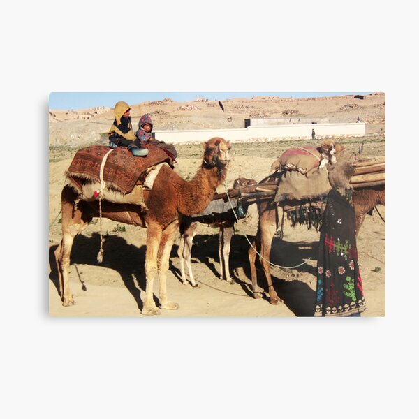 Family of wandering tribes (Afghanistan) Metal Print
