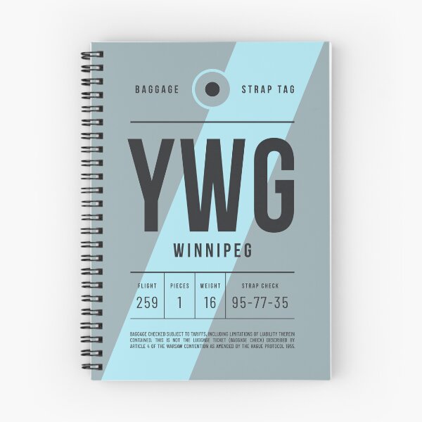 Item preview, Luggage Tag E - YWG Winnipeg Canada designed and sold by VoodooCircus.