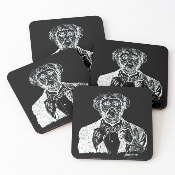 Item preview, Monkey Butler (black) designed and sold by SketchPrimitive.