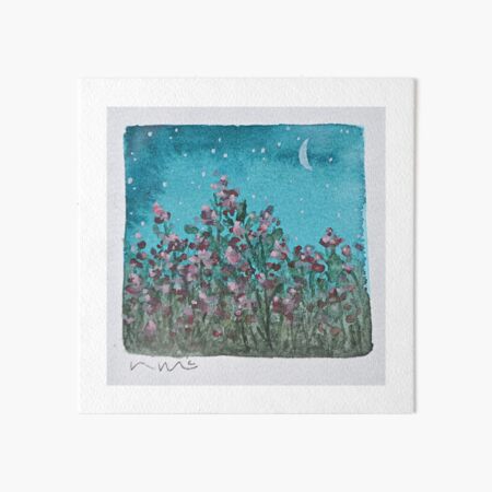 Night Blooms Art Board Print