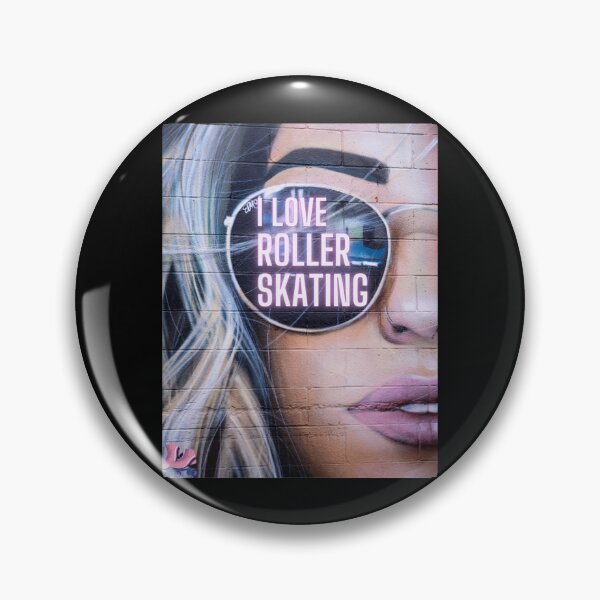 Item preview, I Love Rollerskating Illustration Sticker designed and sold by maude5ig.