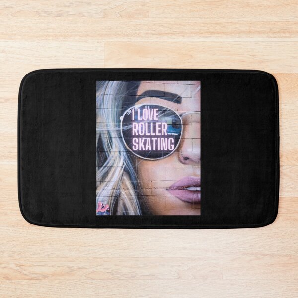 Item preview, I Love Rollerskating Illustration Sticker designed and sold by maude5ig.