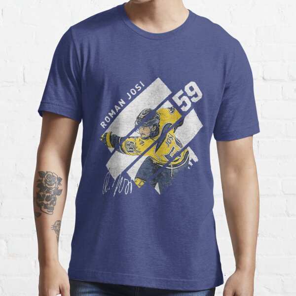 NHL Men's Nashville Predators Roman Josi #59 Gold Player T-Shirt