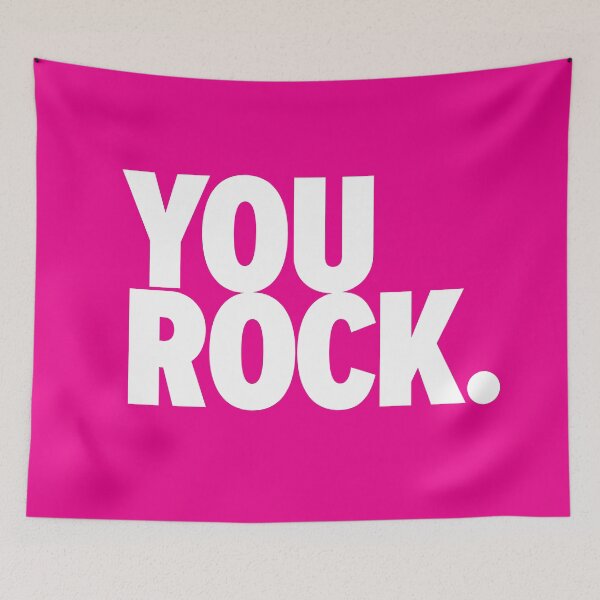 Item preview, You Rock Hot Pink, Magenta designed and sold by ThinkFun! Design.