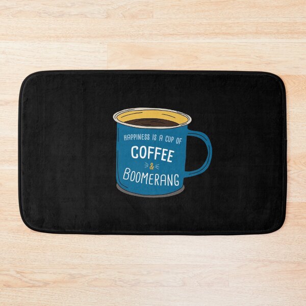 Item preview, Boomerang & Coffee is happiness designed and sold by orlumbuspirate.