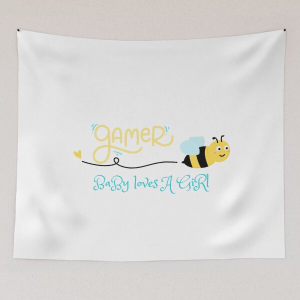 Item preview, Baby loves a girl gamer beekeeping - girl gamer beekeeping lovers in the world designed and sold by Himarooma.