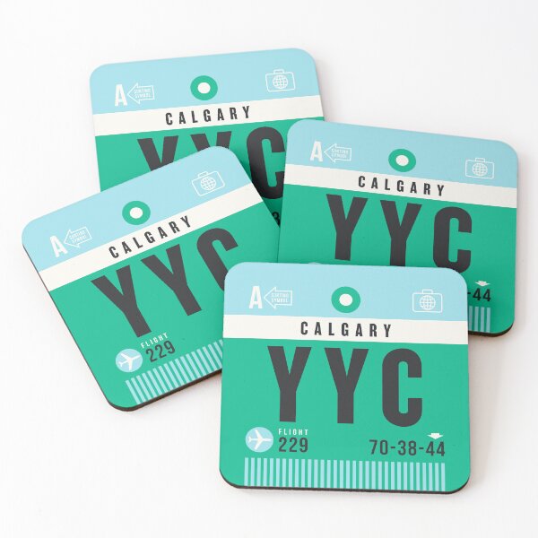 Item preview, Luggage Tag A - YYC Calgary Canada designed and sold by VoodooCircus.