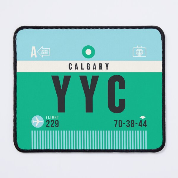 Item preview, Luggage Tag A - YYC Calgary Canada designed and sold by VoodooCircus.
