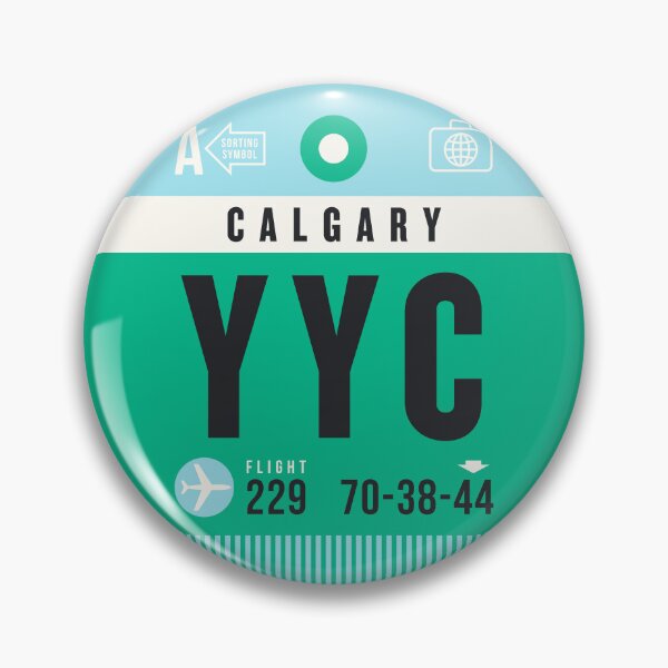 Item preview, Luggage Tag A - YYC Calgary Canada designed and sold by VoodooCircus.
