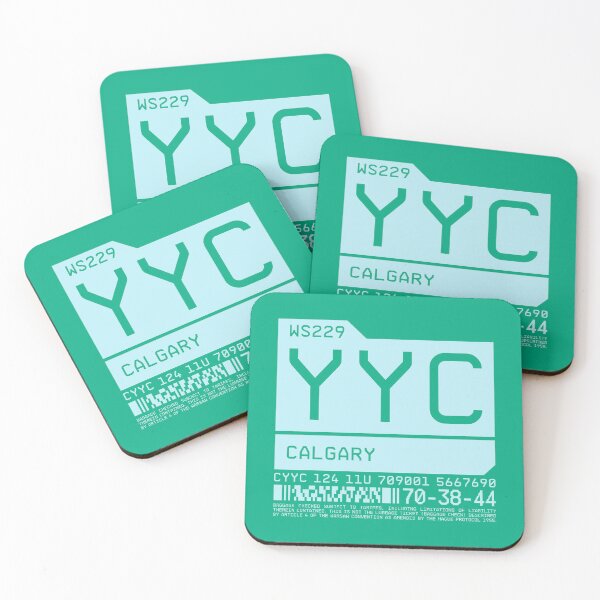 Item preview, Luggage Tag C - YYC Calgary Canada designed and sold by VoodooCircus.