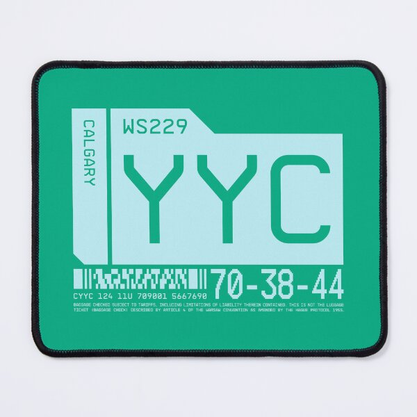 Item preview, Luggage Tag C - YYC Calgary Canada designed and sold by VoodooCircus.