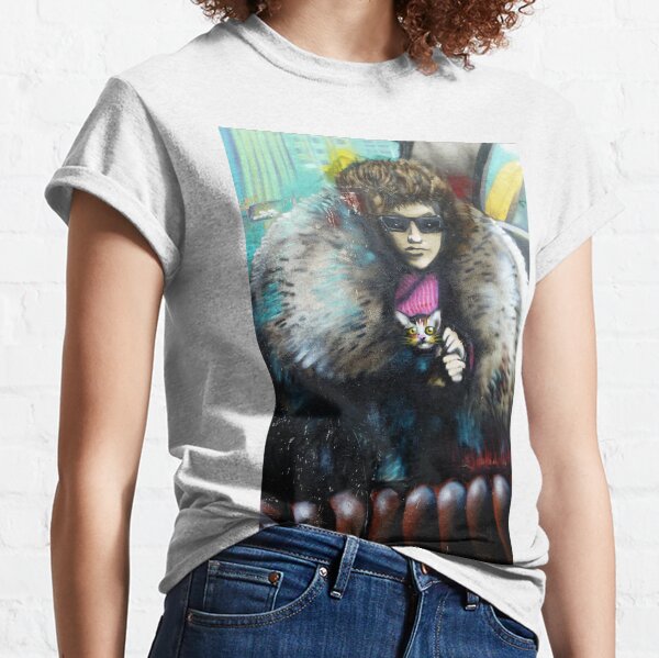 Street Art Scaredy Cat Classic T-Shirt