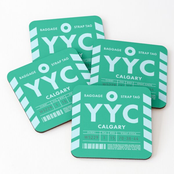 Item preview, Luggage Tag D - YYC Calgary Canada designed and sold by VoodooCircus.