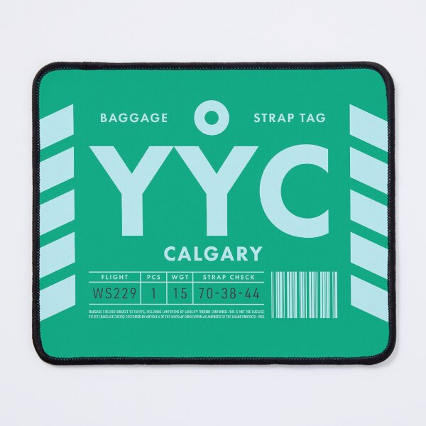 Item preview, Luggage Tag D - YYC Calgary Canada designed and sold by VoodooCircus.