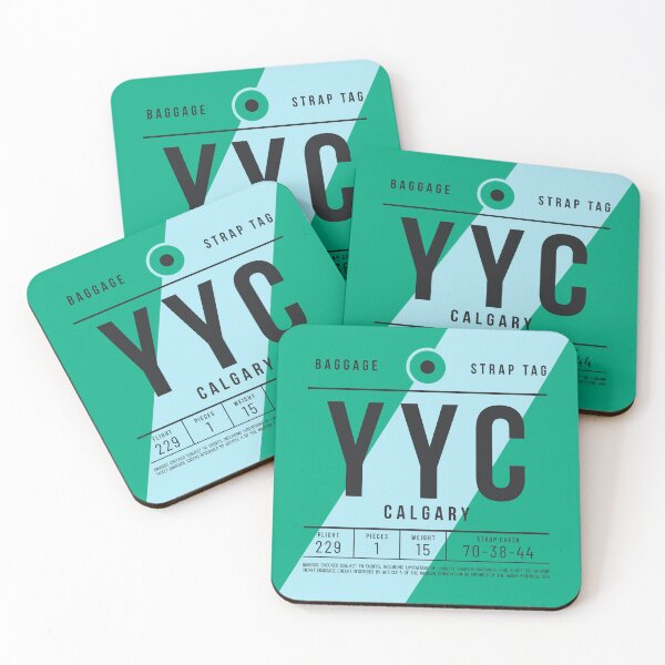 Item preview, Luggage Tag E - YYC Calgary Canada designed and sold by VoodooCircus.