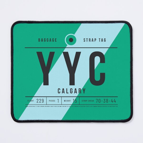 Item preview, Luggage Tag E - YYC Calgary Canada designed and sold by VoodooCircus.