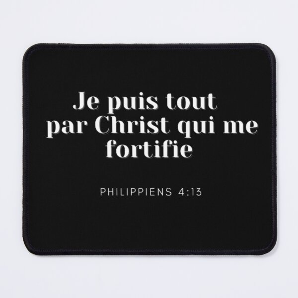 Item preview, Je puis tout par Christ qui me fortifie designed and sold by CherishedCloset.