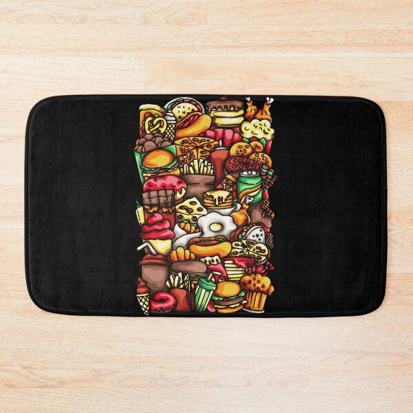Item preview, Food Doodle Illustration designed and sold by Kincrevstudio.