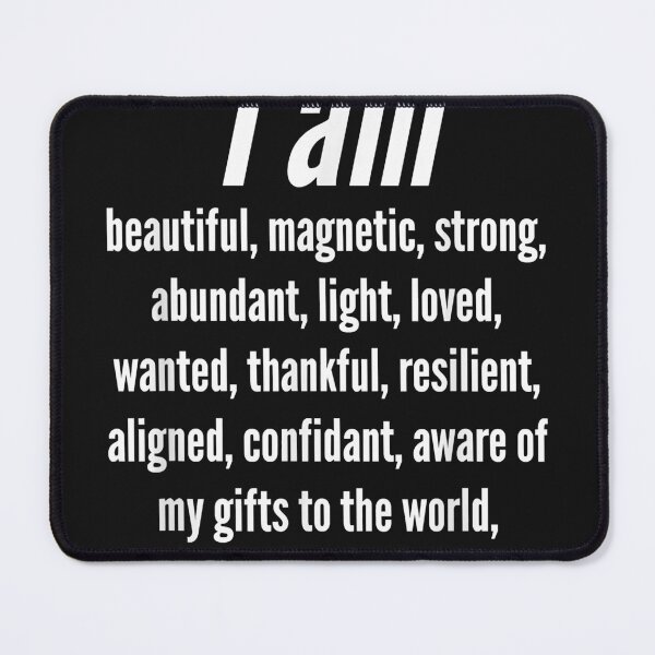 Item preview, I Am Beautiful, Inspirational Positivity designed and sold by GRACEREGACHO.