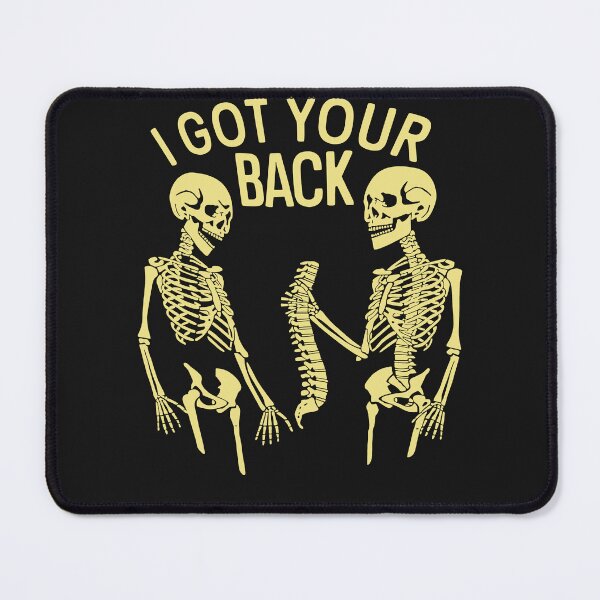 Item preview, I Got Your Back Halloween Skeleton Skull Men and Women designed and sold by TaraxDoolittle.
