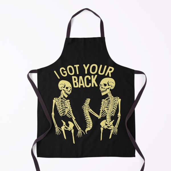 Item preview, I Got Your Back Halloween Skeleton Skull Men and Women designed and sold by TaraxDoolittle.