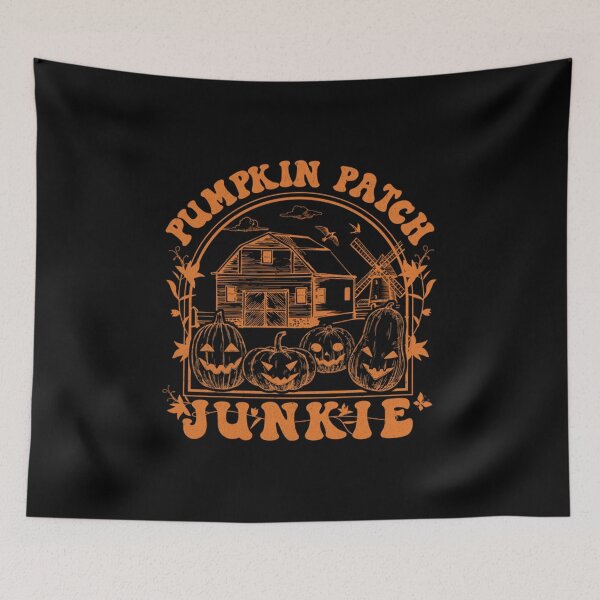 Item preview, Halloween Pumpkin Patch Junkie Jack O lantern graphic Sweat designed and sold by Spencerhowar.