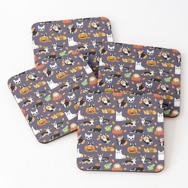 Item preview, Corgi Halloween - Mauve designed and sold by karykeppol.
