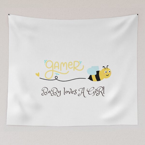Item preview,  Baby loves a girl gamer beekeeping - girl gamer beekeeping lovers in the world designed and sold by Himarooma.