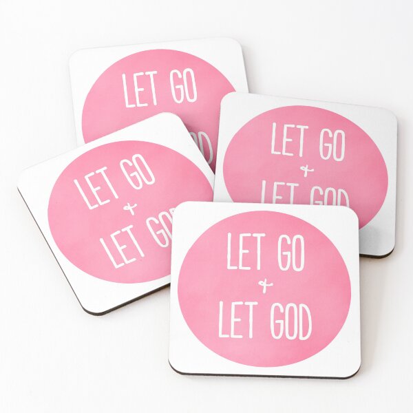 Item preview, Let Go and Let God - Christian Typography designed and sold by Homebody Hobbyist.
