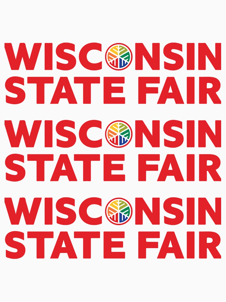 "Wisconsin State Fair Official Logo" Tshirt for Sale by LukaBurts