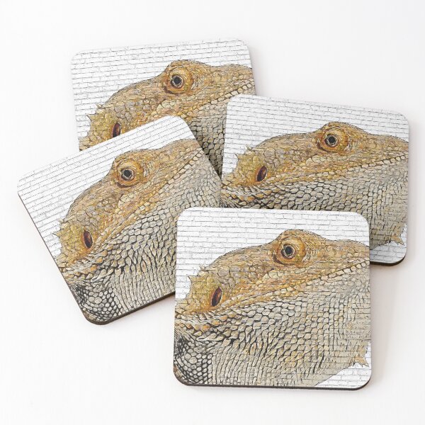 Item preview, Close Up Bearded Dragon - Custom Pet Portrait Art Studio designed and sold by Custom Pet Portrait Art Studio.
