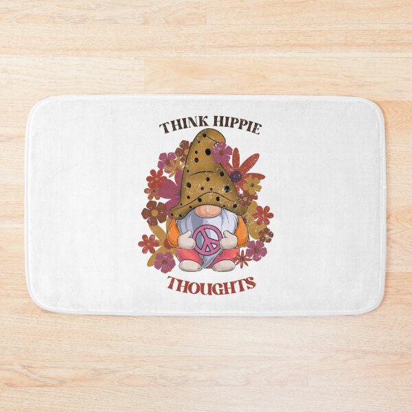 Item preview, Think Hippie Thoughts Funny Gnome Hippy designed and sold by DNW-art.