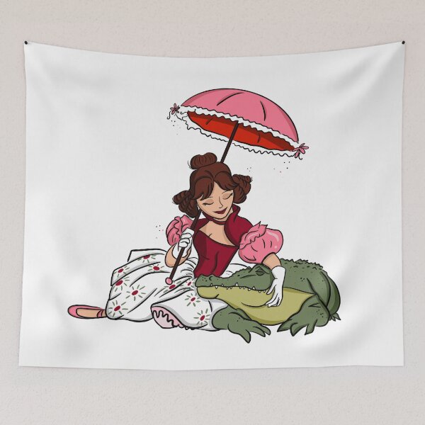 Item preview, Tight Rope Walker and Her Pet  designed and sold by EdeeBeeDesign.