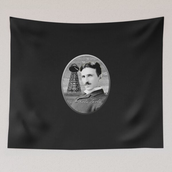 Item preview, Nikola Tesla -f Science Series Essential T-Shirt designed and sold by barrajedge.
