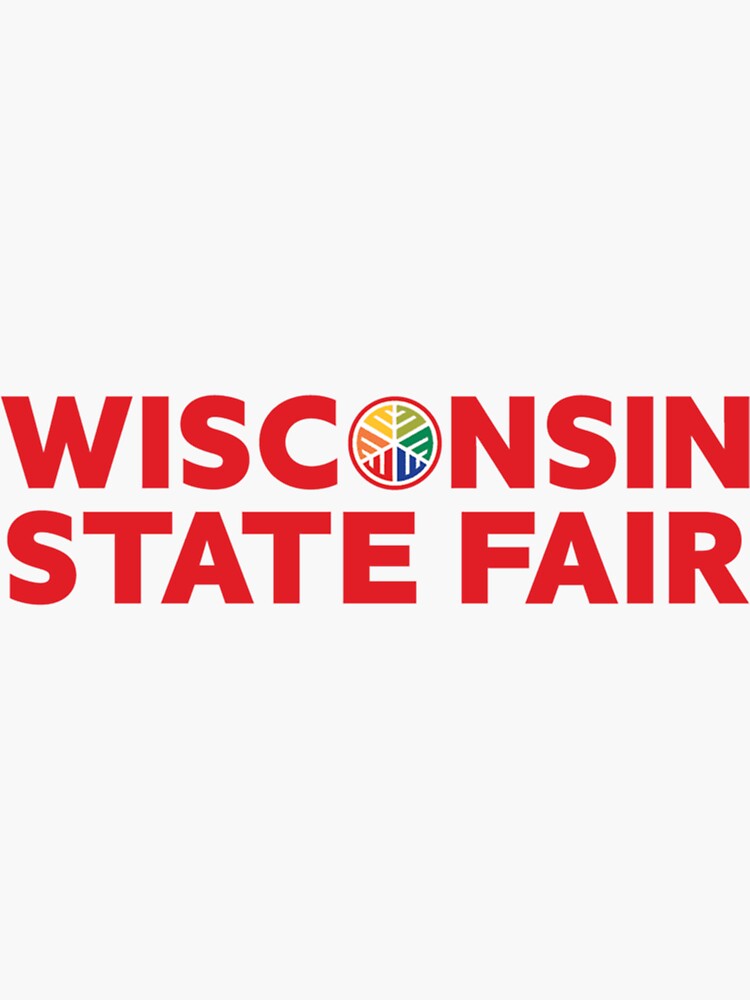 "wisconsin state fair" Sticker for Sale by LukaBurts Redbubble