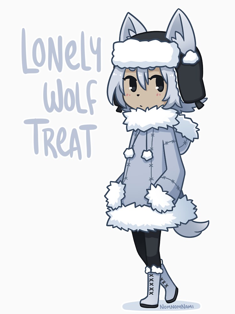 Lonely Wolf Treat T Shirt For Sale By Nomnomnamiart Redbubble