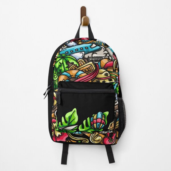 Item preview, Travelling Doodle Illustration designed and sold by Kincrevstudio.