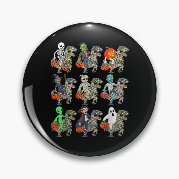 Item preview, Halloween Skeleton Zombie Riding Mummy T Rex Vampire Boys designed and sold by Spencerhowar.