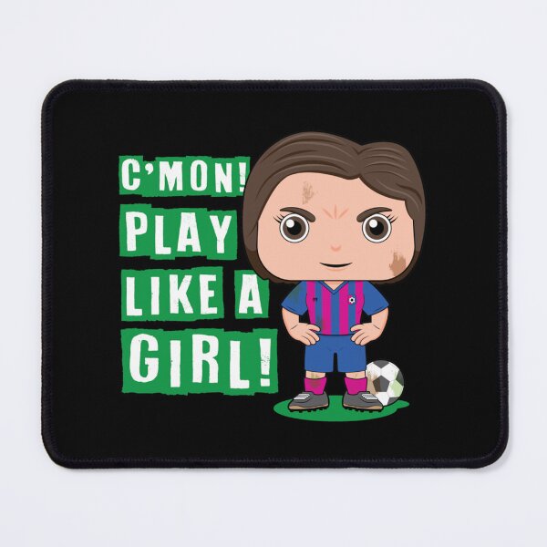 Item preview, C'mon Play Like A Girl Kids Soccer Design Lightweight Hoodie designed and sold by rosaliarlwsa.