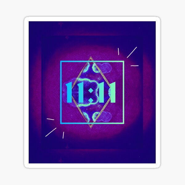 eleven eleven Sticker
