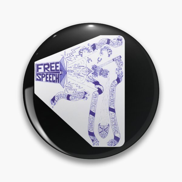 Item preview, #260 |☽| Free Speech Versus Police Suppression designed and sold by Naean H.F. (Nez Man).