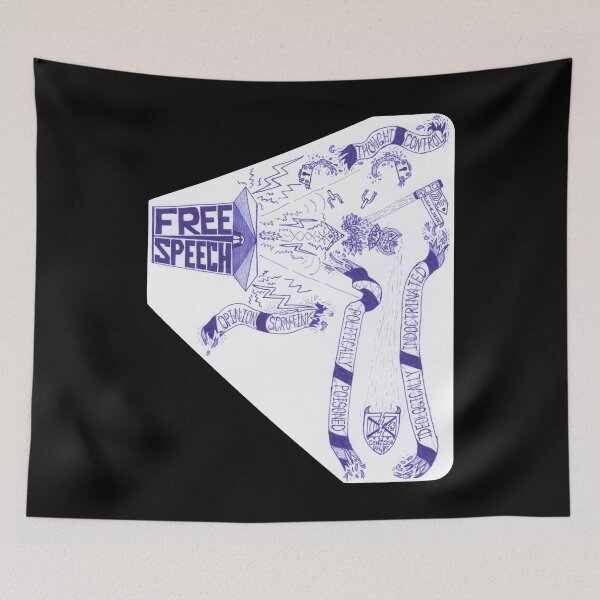 Item preview, #260 |☽| Libertad de expresión versus represión policial designed and sold by Naean H.F. (Nez Man).