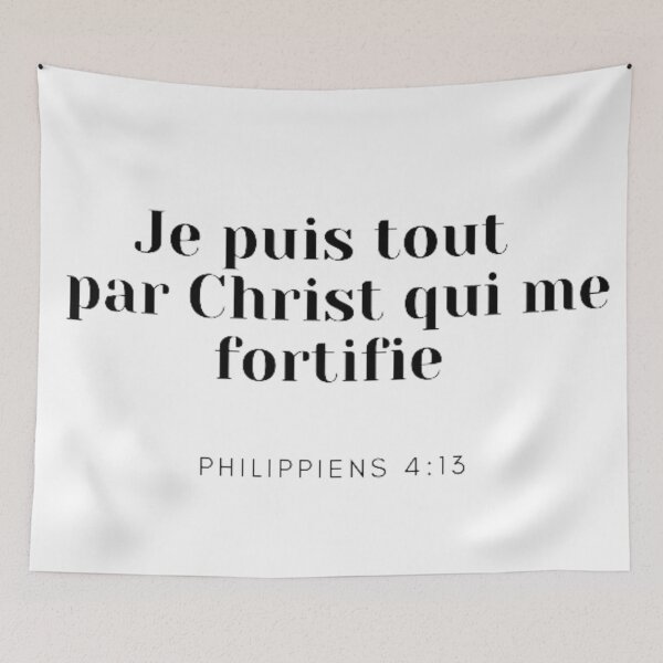Item preview, Je puis tout par Christ qui me fortifie designed and sold by CherishedCloset.