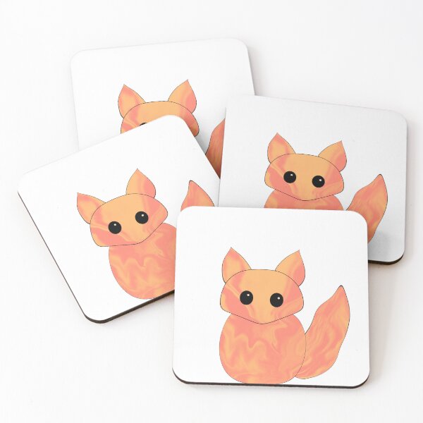 Item preview, Fox Chibi Kawaii Fire Pattern  designed and sold by zoocuties.