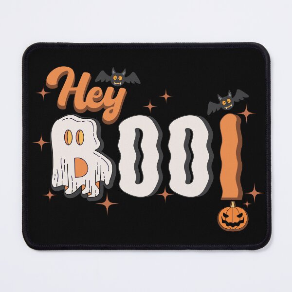Item preview, Hey Boo typography boo Halloween designed and sold by onzpacesdesign.