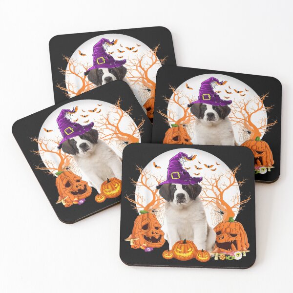 Item preview, Dog Halloween Saint Bernard Dog Jack O Lantern Pumpkin designed and sold by Spencerhowar.