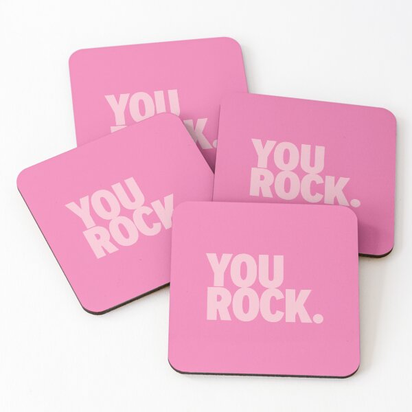 Item preview, You Rock Pastel Pink designed and sold by ThinkFun! Design.