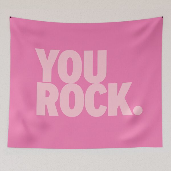 Item preview, You Rock Pastel Pink designed and sold by ThinkFun! Design.