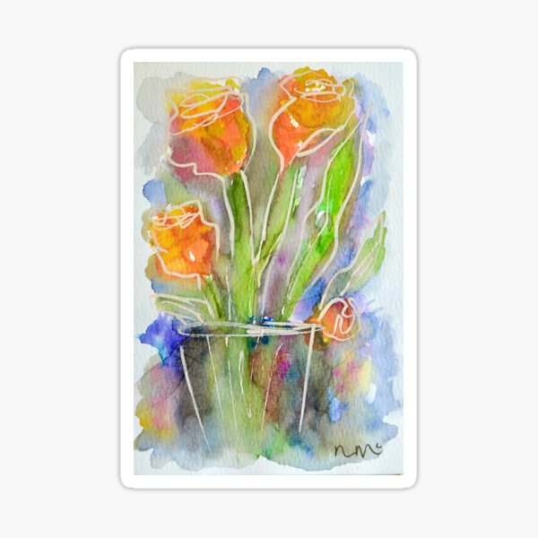 Theory of Tulips Sticker
